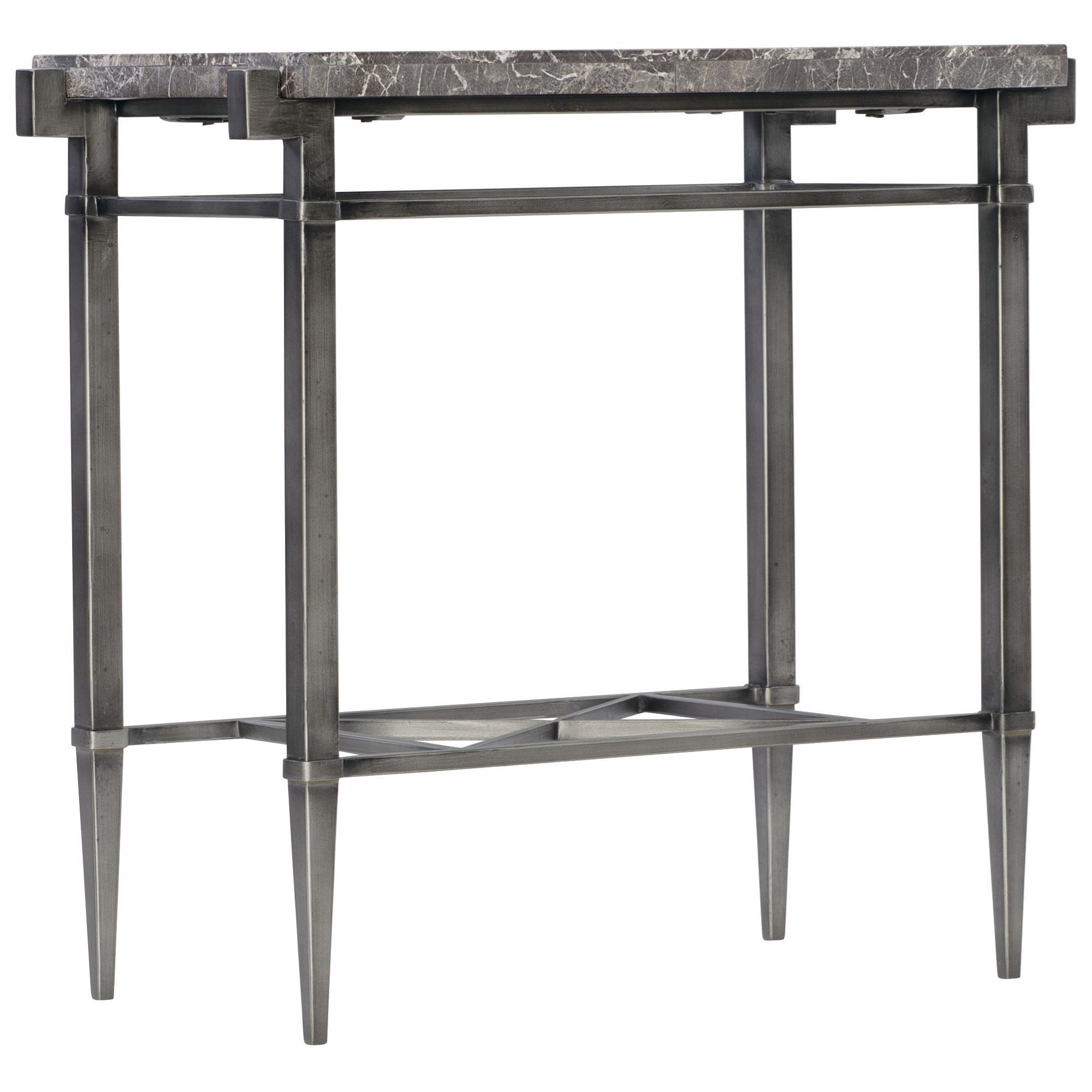 Bernhardt Mariposa 522111 Contemporary Drink Table with Stone Top